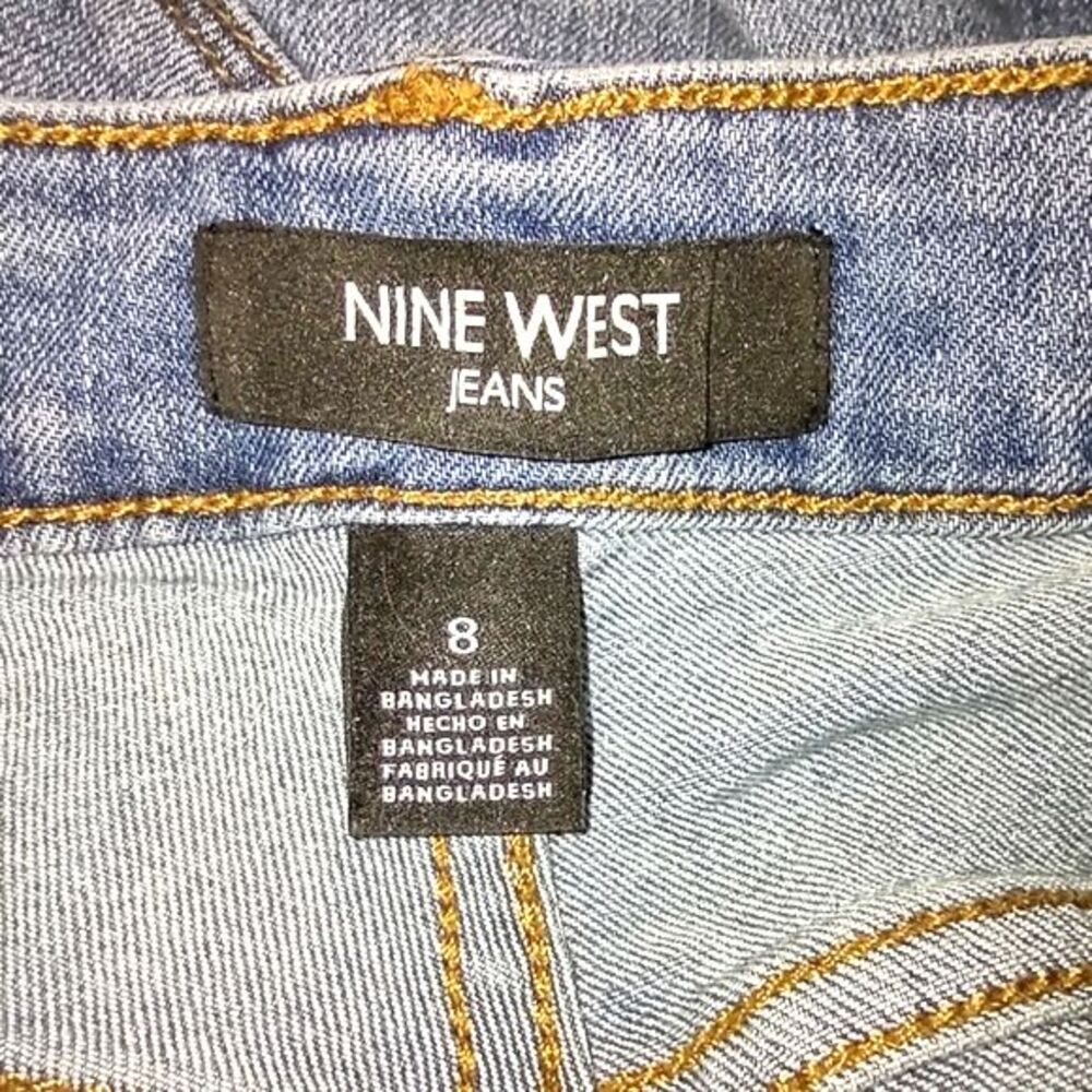 Nine West Jeans Chrystie Medium‎ Light Wash Capri Jeans Size 8 - Picture 4 of 4
